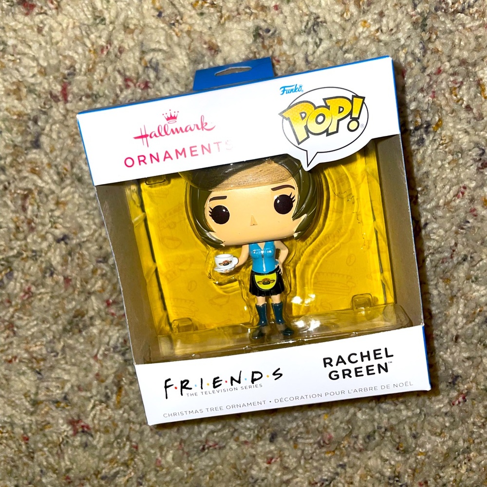 NWT Hallmark Christmas Ornament Funko Pop! Friends Rachel Green Exclusive 2021